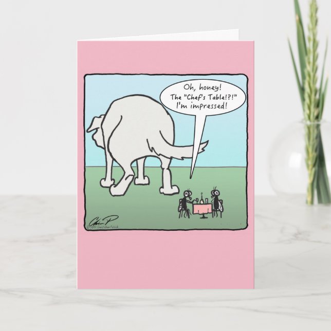 "Chef's Table" Valentine's Day Card (Front)