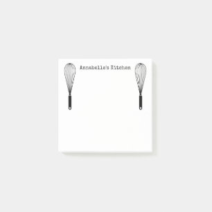 Chef's Whisks Personalise Post-it Notes