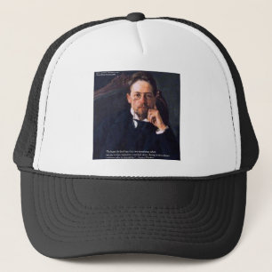 Chekhov "Love Normal State" Quote Gifts Tees Cards Trucker Hat