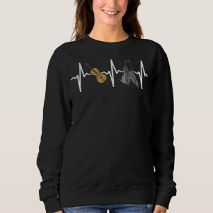 Chello Kerry Blue Terrier Heartbeat Dog Sweatshirt