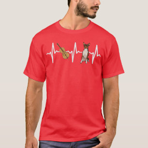 Chello Toy Fo Terrier Heartbeat Dog Lover T-Shirt