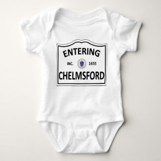 CHELMSFORD MASSACHUSETTS Hometown Mass MA Townie Baby Bodysuit