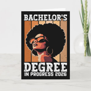 Chelor Chelors Degree In Process 2026 Graduation Card