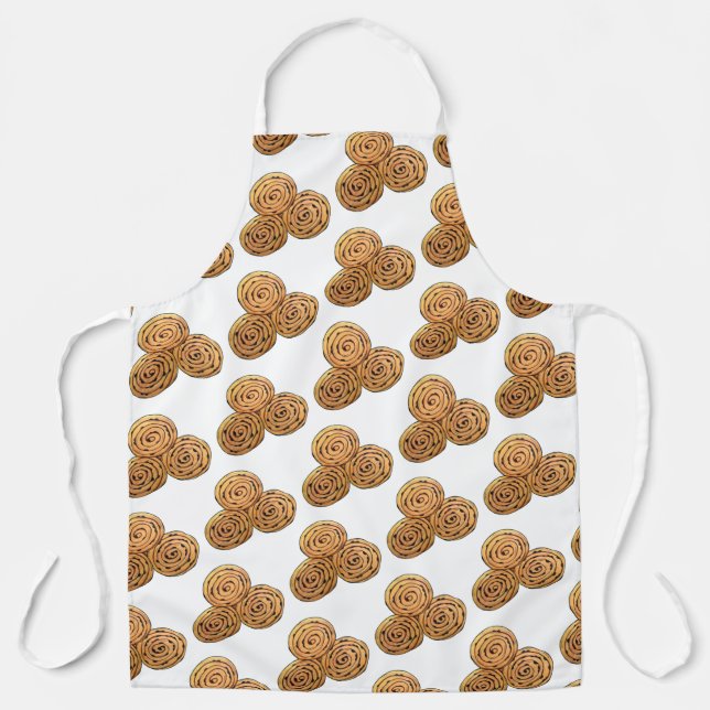 Chelsea Buns UK Currant Bun Bakery British Food Apron (Front)