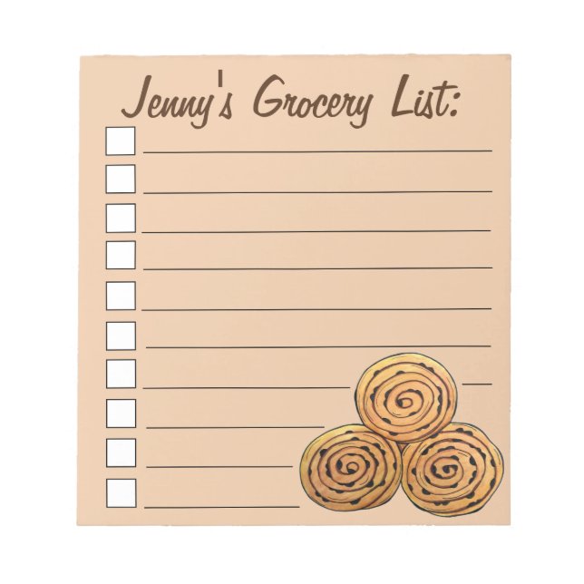 Chelsea Buns UK Currant Bun Bakery British Food Notepad (Front)
