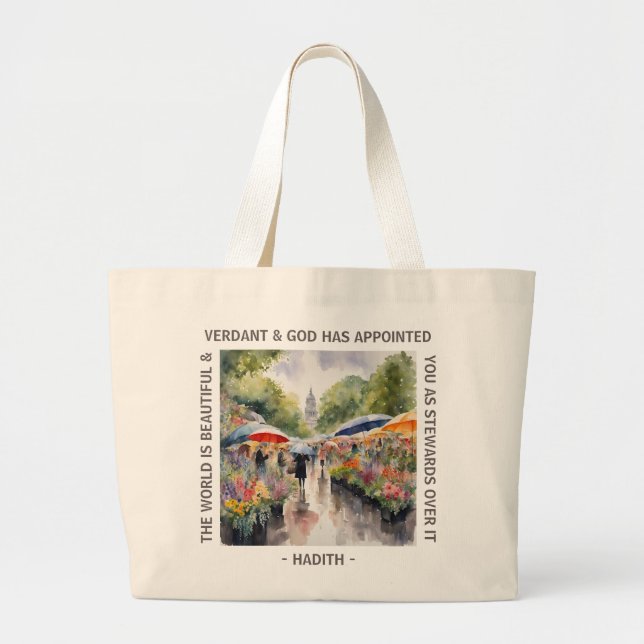 Chelsea Flower Show in the Rain Tote Bag (Front)
