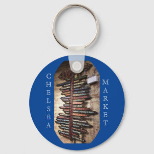 Chelsea Market Arrows Sign #1-2 Keychain