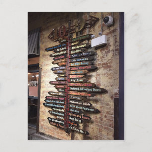 Chelsea Market Arrows Sign #1 Postcard