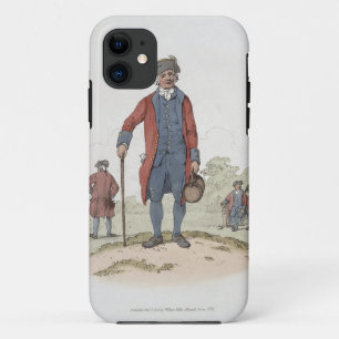 Chelsea Pensioner, from 'Costume of Great Britain' iPhone 11 Case