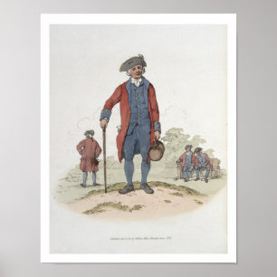 Chelsea Pensioner, from 'Costume of Great Britain' Poster