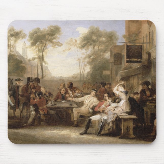 Chelsea Pensioners Receiving the Gazette Announcin Mouse Pad (Front)