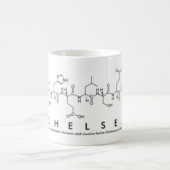 Chelsea peptide name mug (Center)