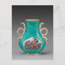 Chelsea Porcelain Turquoise Vase 
