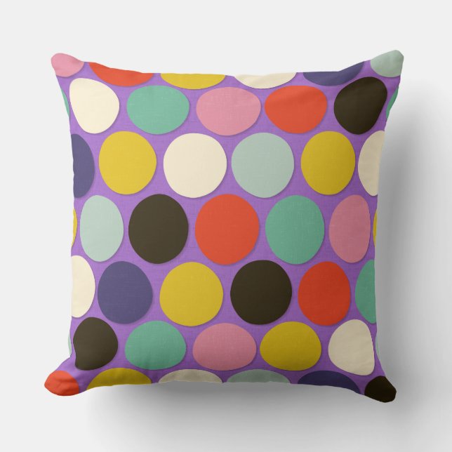 chelsea spot lavender cushion (Front)