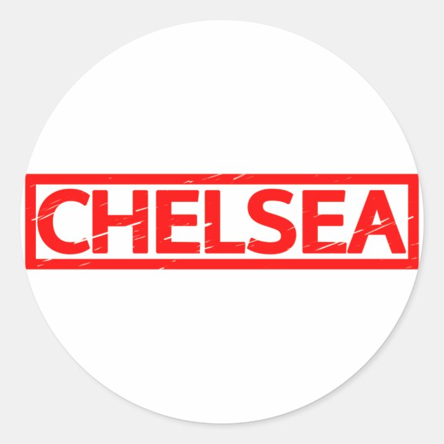 Chelsea Stamp Classic Round Sticker (Front)