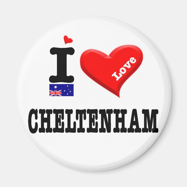 CHELTENHAM - I Love Magnet (Front)