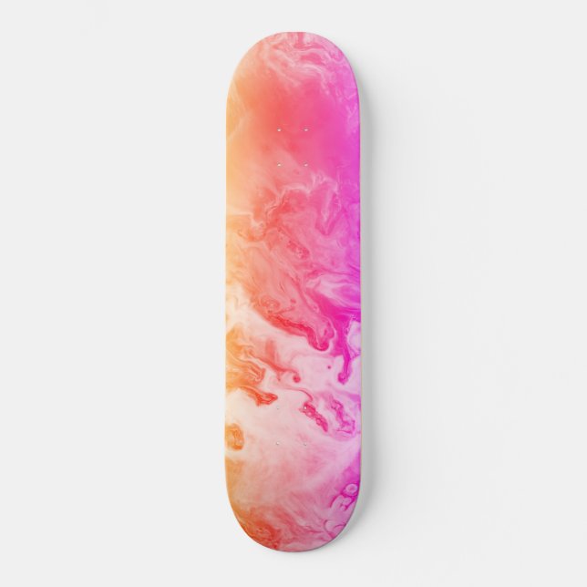 Chemical 6 Pink Skateboard (Front)