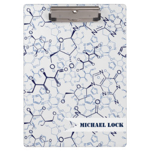 Chemical Chemistry Chemist Personalised Clipboard