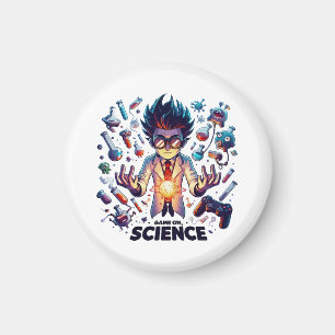 Chemical Concoction Game On, Science Theme Magnet