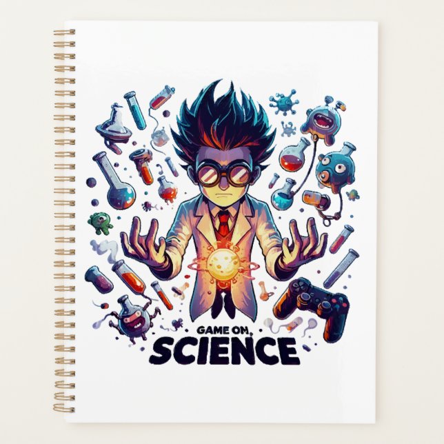 Chemical Concoction Game On, Science Theme Planner (Front)
