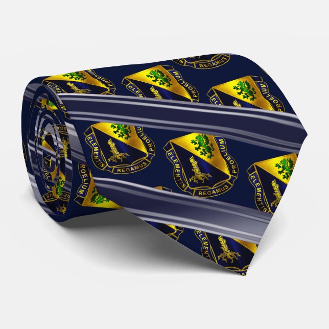 Chemical Corps  Tie (Rolled)