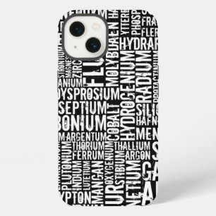 Chemical Elements... Carved Wood iPhone Case