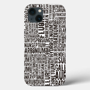 Chemical Elements... Carved Wood iPhone Case