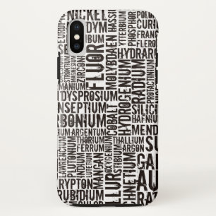 Chemical Elements... iPhone X Case