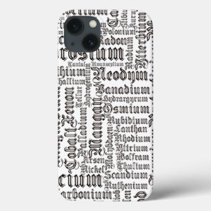 Chemical Elements iPhone 13 Case