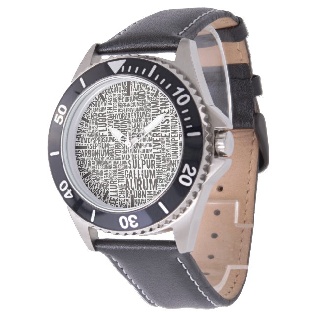 Chemical Elements Watch (Angled)