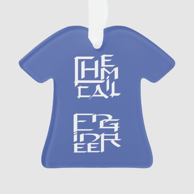 Chemical Engineer Character Ornament (Front)