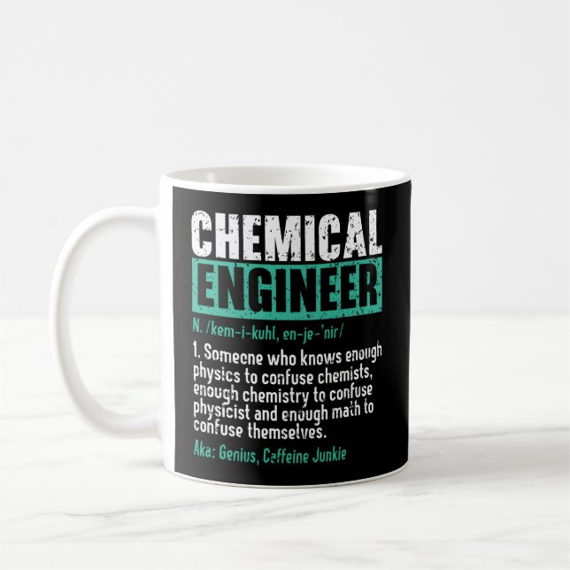 Chemical Engineer Chemist Chemistry Periodic Table Coffee Mug (Left)