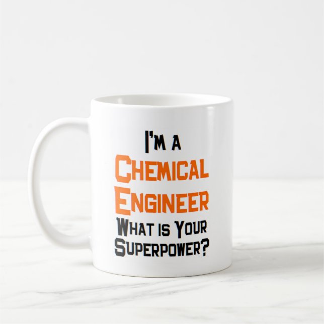 chemical engineer coffee mug (Left)