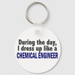 Chemical Engineer During The Day Key Ring