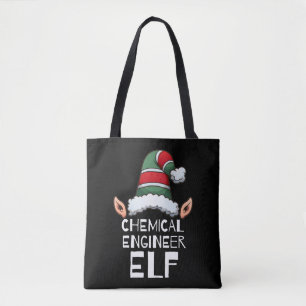 Chemical Engineer Elf Christmas Holidays Xmas Tote Bag