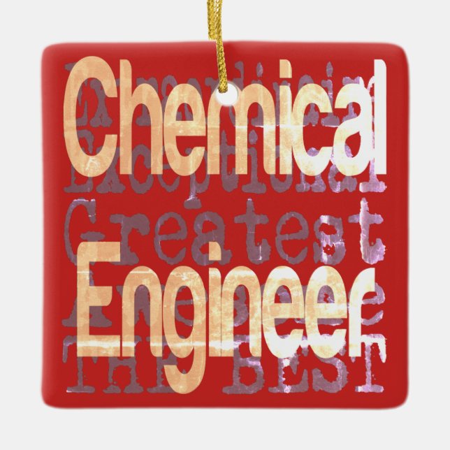 Chemical Engineer Extraordinaire Ceramic Ornament (Front)