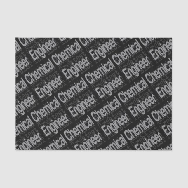 Chemical Engineer Extraordinaire Tissue Paper (Front)