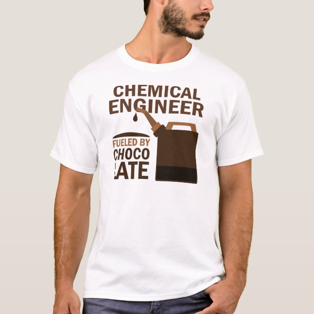 Chemical Engineer (Funny) Chocolate T-Shirt (Front)