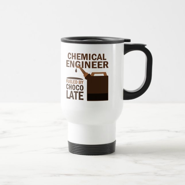 Chemical Engineer (Funny) Chocolate Travel Mug (Right)