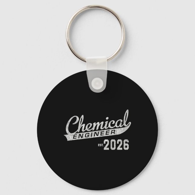 Chemical Engineer Graduation 2026 _1  Key Ring (Front)