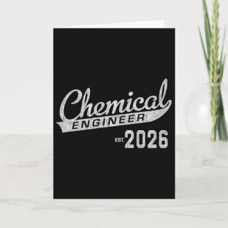 Chemical Engineer Graduation 2026 Premium Tri-blen Card