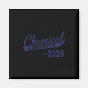 Chemical Engineer Graduation 2026 Premium Tri-blen Magnet