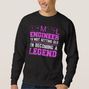 Chemical Engineer I'm Not Getting Old I'm Becoming Sweatshirt