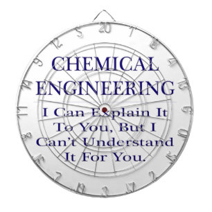 Chemical Engineer Joke .. Explain Not Understand Dartboard