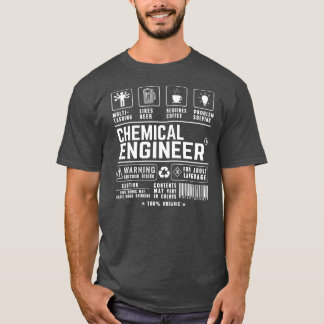 Chemical Engineer Multitasking Beer Coffee T-Shirt