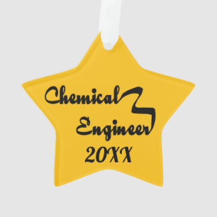 Chemical Engineer Ribbon Ornament