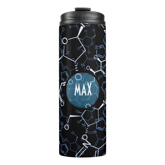 Chemical Formula Chemistry Personalised Gifts Thermal Tumbler (Front)