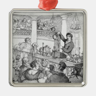 Chemical Lectures, c.1809 Metal Ornament
