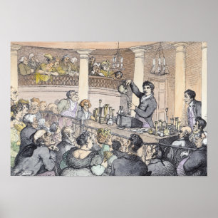 Chemical Lectures, c.1809 Poster