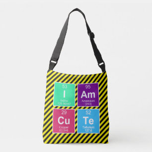 Chemical periodic table of elements: IAm CuTe Crossbody Bag